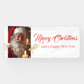 Outdoor Banner Santa Vrolijk Kerstfeest (Horizontaal)