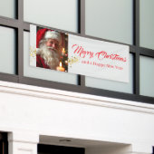 Outdoor Banner Santa Vrolijk Kerstfeest (Buitenkant Gebouw)