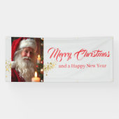 Outdoor Banner Santa Vrolijk Kerstfeest (Horizontaal)