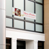 Outdoor Banner Santa Vrolijk Kerstfeest (Buitenkant Gebouw)