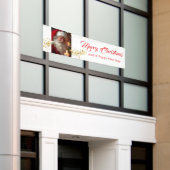 Outdoor Banner Santa Vrolijk Kerstfeest (Buitenkant Gebouw)