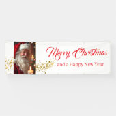 Outdoor Banner Santa Vrolijk Kerstfeest (Horizontaal)