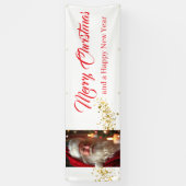 Outdoor Banner Santa Vrolijk Kerstfeest (Verticaal)