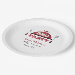 Outdoor BBQ Baby shower Papier Bord