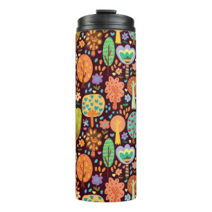 Outdoor behang Naadloze textuur Thermosbeker