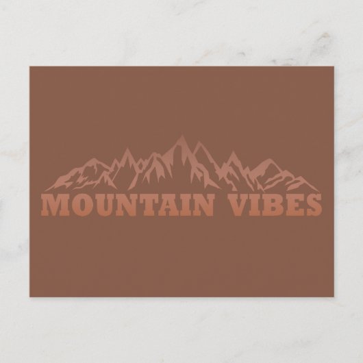 Outdoor berg vibes avontuur feestdagenkaart (Voorkant)