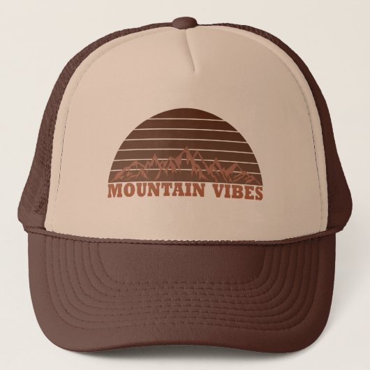 Outdoor bergvibes wandelliefhebber trucker pet (Voorkant)