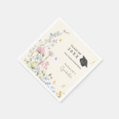 Outdoor Bloementuin Afstuderen Party Papier servet (Hoek)