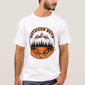 Outdoor Boys Logo  T-shirt (Voorkant)