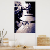 Outdoor Cafe, Parijs, Frankrijk Poster (Keuken)