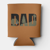 Outdoor camping vader blij camper blikjeskoeler (Voorkant)