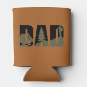 Outdoor camping vader blij camper blikjeskoeler (Achterkant)