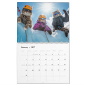 Outdoor Cats Calendar Kalender (Feb 2027)