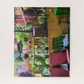 Outdoor Courtyard Café Legpuzzel (Verticaal)