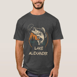 Outdoor Fisherman Custom Lake Gevist T-shirt