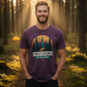 Outdoor Forest Explorer Camping Adventure Retro Tri-Blend Shirt