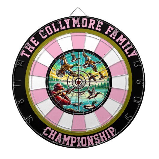 Outdoor-geïnspireerde Duck Target Art Dartbord (Voorkant)