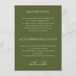 Outdoor Gevist Lure Hooks Green Wedding Insert Informatiekaartje