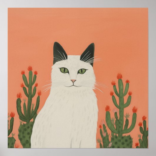 Outdoor kat poster (Voorkant)