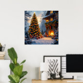 Outdoor kerst Poster (Thuiskantoor)