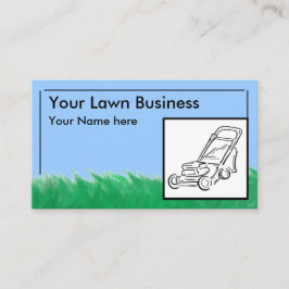 Outdoor Lawn Work aanpasbare visitekaartjes