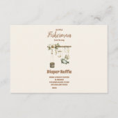 Outdoor Little Fisherman Vist Diapper Raffle Informatiekaartje (Voorkant)