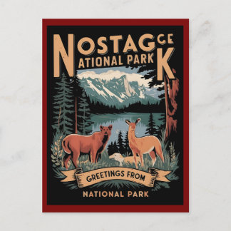 Outdoor Lovers: National Parks Valentines Day 2026 Feestdagenkaart