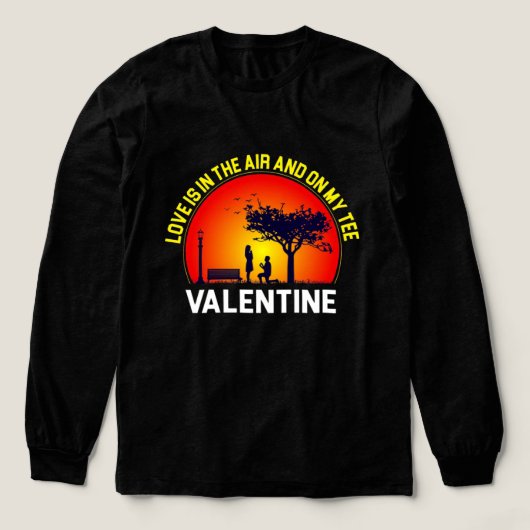 Outdoor Lovers: National Parks Valentines Day 2026 Tri-Blend Shirt (Voorkant)