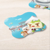 Outdoor Market Fun Kartonnen Onderzetters (Gekanteld)