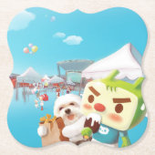 Outdoor Market Fun Kartonnen Onderzetters (Voorkant)