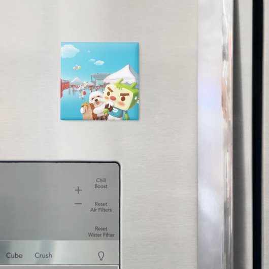 Outdoor Market Fun Magneet (Insitu (Koelkast))