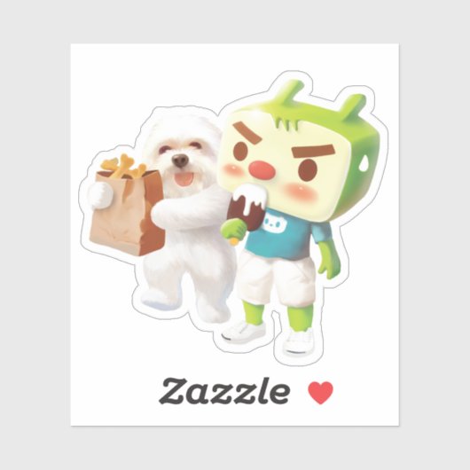 Outdoor Market Fun Sticker (Vel)