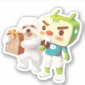 Outdoor Market Fun Sticker (Voorkant)