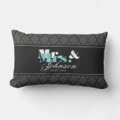 Outdoor Mr en Mrs gooien kussen voor pasgetrouwden (Voorkant)
