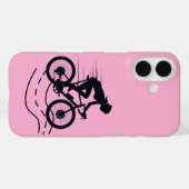 Outdoor MTB-renner silhouet ontwerp Case-Mate iPhone Case (Achterkant (horizontaal))