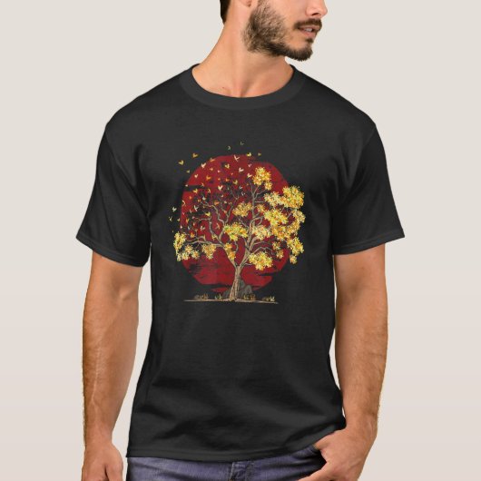 Outdoor Nature Camping People Hiker Forests Tree B T-shirt (Voorkant)