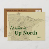 Outdoor Save the Date/Uitnodiging Aankondigingskaart (Voorkant / Achterkant)