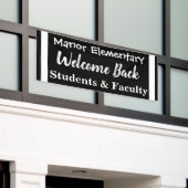 Outdoor School Welkom Terug Banner (Buitenkant Gebouw)