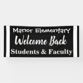 Outdoor School Welkom Terug Banner (Horizontaal)