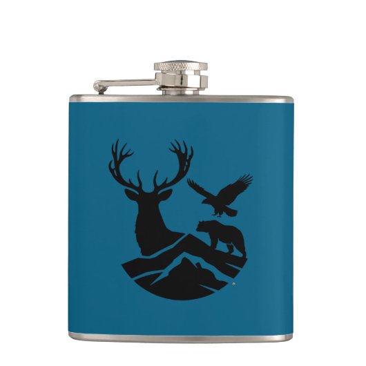 Outdoor Sportsman flask Heupfles (Voorkant)