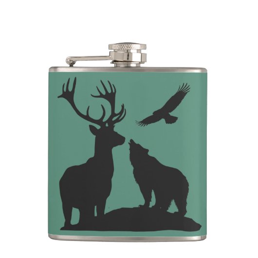 Outdoor Sportsman flask Heupfles (Voorkant)