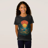 Outdoor Tree Natuur Lover Wildlife Retro Forest T-shirt (Voorkant volledig)
