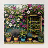 Outdoor Trellis en Potten van Planten Legpuzzel (Verticaal)