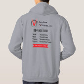 Outdoor Visions Logo Achter Info Hoodie (Achterkant)