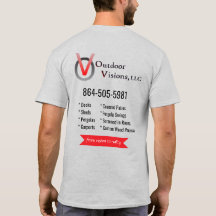 Outdoor Visions Logo Achter Info T-Shirt