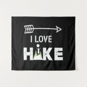 Outdoor Wandelen Natuur Lover Design Wandkleed (Voorkant (horizontaal))