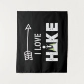 Outdoor Wandelen Natuur Lover Design Wandkleed (Voorkant)