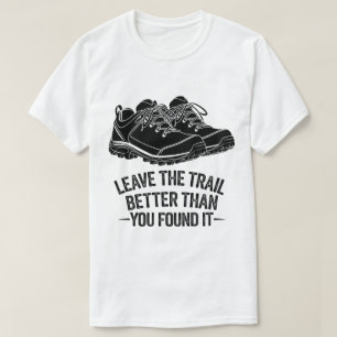Outdoor Wandelschoenen Natuur Conservation Design T-shirt