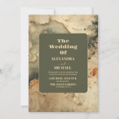 Outdoor Waterverf Kaart Reizen Bruiloft (Voorkant)