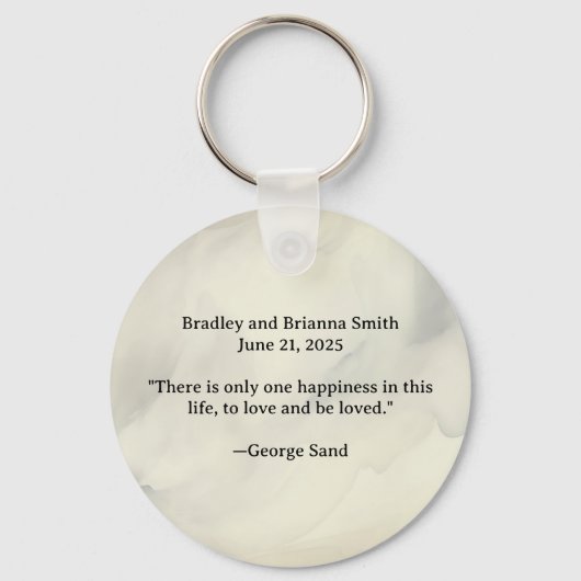 Outdoor Wedding Sleutelhanger (Achterkant)